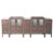 Fresca Torino 72" Gray Oak Modern Vanity Base Cabinets, 83-1/2" W x 17-3/4" D x 33-3/4" H