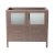 Fresca Torino 36" Gray Oak Modern Vanity Base Cabinet, 35-1/2" W x 17-3/4" D x 33-3/4" H