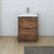 24" Rosewood Cabinet with Sink Front View