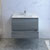 36" Ocean Gray Cabinet with Sink Drawers Open