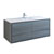 60" Ocean Gray Single Cabinet with Sink Product View