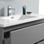 42" Gray Cabinet with Sink Close Up