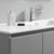 Gray Cabinet with Sink Close Up