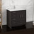 Left Dark Gray Oak Cabinet with Sink Side View