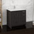 Right Dark Gray Oak Cabinet with Sink Side View