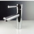 Fresca Tartaro Single Hole Mount Bathroom Vanity Faucet in Chrome, Dimensions: 1-3/4" W x 6-1/8" D x 7-3/8" H