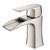 Fresca Fortore Single Hole Mount Bathroom Vanity Faucet in Brushed Nickel, Dimensions: 2-1/5" W x 5-45/64" D x 6-4/5" H