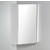 Fresca Coda 14" or 18" White Corner Wall Mounted Medicine Cabinet with Mirror Door, Dimensions: 17-3/4" W x 17-3/4" D x 23-1/2" H
