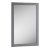 Fresca Manchester 20" Gray Traditional Bathroom Mirror, 20" W x 1" D x 30" H