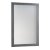Fresca Manchester Regal 20" Gray Wood Veneer Traditional Bathroom Mirror, 20" W x 1" D x 30" H