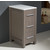 Gray Oak Freestanding Linen Side Cabinet