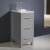 Gray Freestanding Linen Side Cabinet