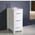 White Freestanding Linen Side Cabinet