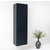 Fresca Senza Black Wall Mounted Bathroom Linen Side Cabinet with 3 Large Storage Areas, Dimensions: 17-3/4" W x 12" D x 59" H