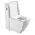 Fresca Apus One-Piece Single Flush Square Toilet, Soft Close Seat, Elongated Bowl, 1.6 GPF Capacity, 15"W x 27"D x 31-3/4"H