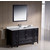 Fresca Oxford 60" Espresso Traditional Bathroom Vanity, Dimensions of Vanity: 60" W x 20-3/8" D x 32-5/8" H