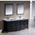 Fresca Oxford 72" Espresso Traditional Double Sink Bathroom Vanity, Dimensions of Vanity: 72" W x 20-3/8" D x 32-5/8" H
