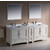 Fresca Oxford 84" Antique White Traditional Double Sink Bathroom Vanity, Dimensions of Vanity: 84" W x 20-3/8" D x 32-5/8" H