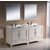 Fresca Oxford 72" Antique White Traditional Double Sink Bathroom Vanity, Dimensions of Vanity: 72" W x 20-3/8" D x 32-5/8" H