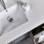 36" Gray Vanity Set Back View