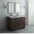 Fresca Formosa 48" Floor Standing Double Sink Modern Bathroom Vanity Set w/ Mirrors, Base Cabinet: 48" W x 20-3/8" D x 34-7/8" H