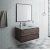 Fresca Formosa 36" Wall Hung Modern Bathroom Vanity Set w/ Mirror, Base Cabinet: 36" W x 20-3/8" D x 20-5/16" H