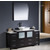 Fresca Torino 60" Espresso Modern Bathroom Vanity with 2 Side Cabinets and Vessel Sink, Dimensions of Vanity: 59-3/4" W x 18-1/8" D x 35-5/8" H
