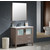 Fresca Torino 36" Gray Oak Modern Bathroom Vanity with Integrated Sink, Dimensions of Vanity: 35-3/4" W x 18-1/8" D x 33-3/4" H
