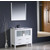 Fresca Torino 36" White Modern Bathroom Vanity with Integrated Sink, Dimensions of Vanity: 35-3/4" W x 18-1/8" D x 33-3/4" H