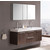 Fresca Opulento 54" Gray Oak Modern Double Sink Bathroom Vanity with Medicine Cabinet, Dimensions of Vanity: 54" W x 18-5/8" D x 23-1/2" H