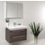 Fresca Medio 32" Gray Oak Modern Bathroom Vanity with Medicine Cabinet, Dimensions of Vanity: 31-3/8" W x 18-3/4" D x 24" H