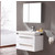 Fresca Medio 32" White Modern Bathroom Vanity with Medicine Cabinet, Dimensions of Vanity: 31-3/8" W x 18-3/4" D x 24" H