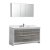 60" Ash Gray Single Sink Angle Product View