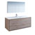 60" Rustic Natural Wood Double Full Vanity Set Product View