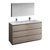 60" Gray Wood with Medicine Cabinet and Sink Product View