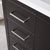 Left Dark Gray Oak Full Vanity Set Handles