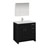 Right Dark Gray Oak Full Vanity Set Product View