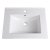Fresca Allier 24" White Integrated Sink / Countertop, 24" W x 18-1/4" D x 5/8" H