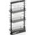 Vauth Sagel TAL Pantry Saphir 37-1/2"- 47-1/4" H Pullout with 3 Shelf for 12" Wide Cabinet Opening in Lava Finish