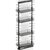 Vauth Sagel TAL Pantry Saphir 57" - 67" H Pullout with 4 Shelf for 15" Wide Cabinet Opening in Lava Finish