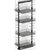 Vauth Sagel TAL Pantry Saphir 57" - 67" H Pullout with 4 Shelf for 21" Wide Cabinet Opening in Lava Finish