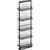 Vauth Sagel TAL Pantry Saphir 67" - 76-3/4" H Pullout with 5 Shelf for 15" Wide Cabinet Opening in Lava Finish
