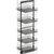 Vauth Sagel TAL Pantry Saphir 67" - 76-3/4" H Pullout with 5 Shelf for 24" Wide Cabinet Opening in Lava Finish