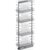 Vauth Sagel TAL Pantry Saphir 57" - 67" H Pullout with 4 Shelf for 15" Wide Cabinet Opening in Silver Pure Chrome Finish