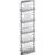 Vauth Sagel TAL Pantry Saphir 67" - 76-3/4" H Pullout with 5 Shelf for 12" Wide Cabinet Opening in Silver Pure Chrome Finish