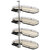 Vauth-Sagel Cornerstone Maxx 4 Tray Blind Corner Swing-Out Organizer, Scalea / Lava / Maple / Right Angle View