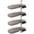 Vauth-Sagel Cornerstone Maxx 4 Tray Blind Corner Swing-Out Organizer, Scalea / Lava / Walnut / Left Angle View