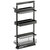 Vauth-Sagel TAL Pantry Flex H3 Tool Base Pullout, Saphir / Lava Angle View