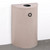 Single Purpose Half Round Recycling Receptacles with Hinged Lids, 4-7/8" Opening