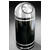 Monte Carlo WasteMaster™ Collection Satin Aluminum Cover Dome Top Waste Receptacle